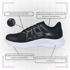 Kit Tênis Rainha Comet e Meia - Unissex - Foto 5