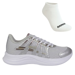 Kit Tênis Rainha Comet e Meia - Unissex - Foto 1