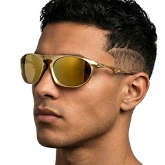 Óculos de Sol Oakley Unissex Neo Jacket Prizm 24K Polarized - Foto 5