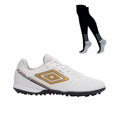 Kit Chuteira Society Umbro Furious e Meião - Masculino - Foto 1