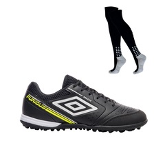 Kit Chuteira Society Umbro Furious e Meião - Masculino - Foto 1