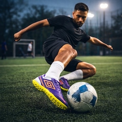 Kit Chuteira Society Umbro Furious e Meião - Masculino - Foto 4