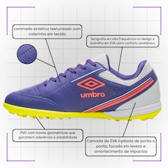 Kit Chuteira Society Umbro Furious e Meião - Masculino - Foto 5