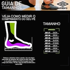 Kit Chuteira Futsal Umbro Furious e Meião - Masculino - Foto 6