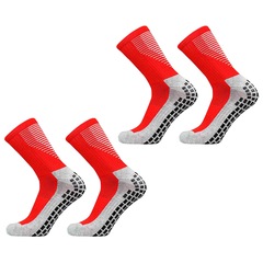 Kit 2 Pares de Meia Antiderrapante MBFit Esportiva - Foto 1