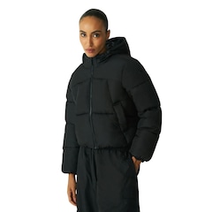 Jaqueta Feminina Puffer Fila Letter Off - Foto 1