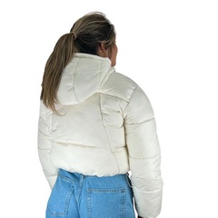 Jaqueta Feminina Puffer Fila Letter Off - Foto 2