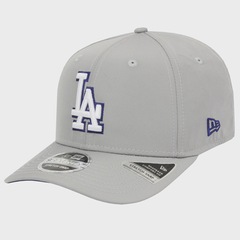 Boné Unissex New Era 9Seventy Los Angeles Dodgers Grey Aba Curva - Foto 1