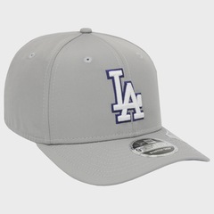 Boné Unissex New Era 9Seventy Los Angeles Dodgers Grey Aba Curva - Foto 3