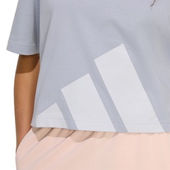 Blusa Cropped adidas Boyfriend Essentials Big Logo - Feminino - Foto 3