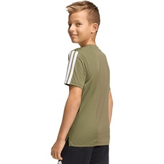 Camiseta adidas Train Essentials Três Listras - Infantil - Foto 2
