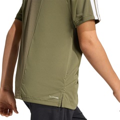 Camiseta adidas Train Essentials Três Listras - Infantil - Foto 3
