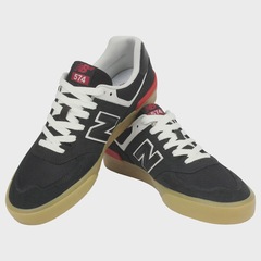 Tênis Masculino New Balance NB Numeric 574 Vulc Black Sea Salt - Foto 3