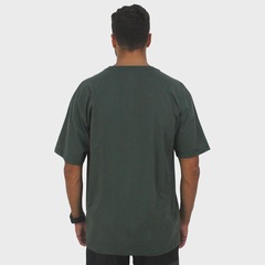 Camiseta Extra Grande Hang Loose Typo Verde - Masculina - Foto 3