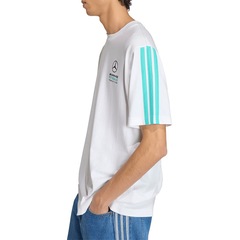 Camiseta Adidas Mercedes AMG Petronas F1 Team DNA Masculina - Foto 3
