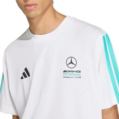 Camiseta Adidas Mercedes AMG Petronas F1 Team DNA Masculina - Foto 4