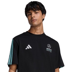 Camiseta Adidas Mercedes AMG Petronas F1 Team DNA Masculina - Foto 4