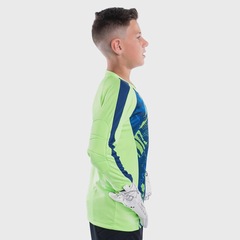 Camisa de Goleiro Manga Longa Poker Defender - Infantil - Foto 3