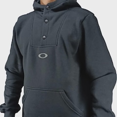 Moletom Masculino Canguru Oakley Oversized Urban Ellipse Blackout - Foto 3