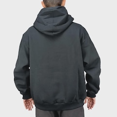 Moletom Masculino Canguru Oversized Skull Pin Blackout Oakley - Foto 2