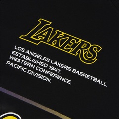 Camiseta New Era Oversize Los Angeles Lakers NBA - Masculina - Foto 3