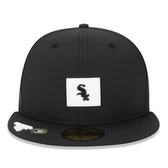 Boné Unissex New Era 59FIFTY Chicago White Sox Club House Aba Reta - Foto 2