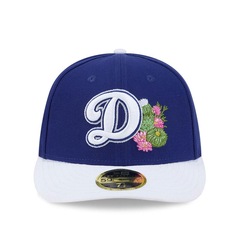 Boné Unissex New Era 59FIFTY Low Profile Los Angeles Dodgers Spring Training Aba Curva - Foto 2