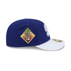 Boné Unissex New Era 59FIFTY Low Profile Los Angeles Dodgers Spring Training Aba Curva - Foto 6