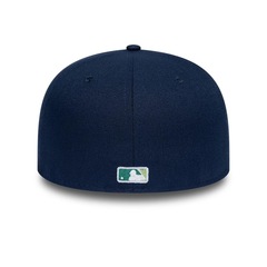 Boné Unissex New Era 59FIFTY Los Angeles Dodgers MLB Garden Aba Reta - Foto 4
