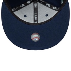 Boné Unissex New Era 59FIFTY Los Angeles Dodgers MLB Garden Aba Reta - Foto 7