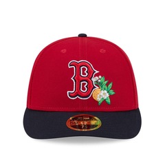 Boné Unissex New Era 59FIFTY Low Profile Boston Red Sox Spring Training Aba Curva - Foto 2