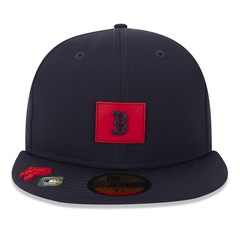 Boné Unissex New Era 59FIFTY Boston Red Sox Club House Aba Reta - Foto 2