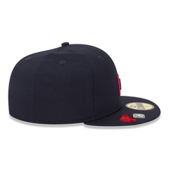 Boné Unissex New Era 59FIFTY Boston Red Sox Club House Aba Reta - Foto 6