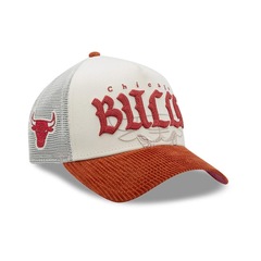Boneé Unissex New Era 9FORTY A-Frame Trucker Chicago Bulls NBA Aba Curva - Foto 3