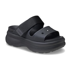 Sandália Crocs Soho Two Strap Sandal Black - Unissex - Foto 2
