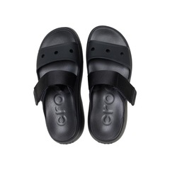 Sandália Crocs Soho Two Strap Sandal Black - Unissex - Foto 4