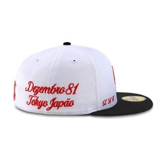 Boné do Flamengo Unissex New Era 59FIFTY 1981 Aba Reta - Foto 4