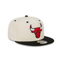 Boné Unissex New Era 9FIFTY SNAPBACK Chicago Bulls NBA Aba Reta - Foto 2