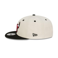 Boné Unissex New Era 9FIFTY SNAPBACK Chicago Bulls NBA Aba Reta - Foto 5