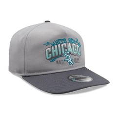 Boné Unissex New Era 19TWENTY Chicago White Sox MLB Aba Reta - Foto 3