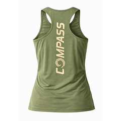 Camiseta Regata Esportiva Compass Dry - Feminina - Foto 2