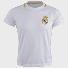 Camisa do Real Madrid Merengue Braziline - Infantil - Foto 1