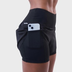 Short Authen Signature Samba 2in1 3 Bolsos Feminino - Foto 4