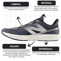Kit Tênis New Balance Dynasoft Flash V7 e Meia - Masculino - Foto 5