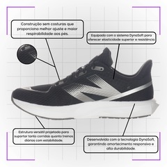 Kit Tênis New Balance Dynasoft Flash V7 e Meia - Feminino - Foto 4