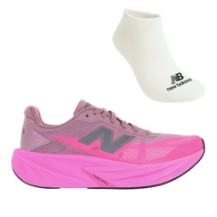 Kit Tênis New Balance Rebel V5 e Meia - Feminino - Foto 1