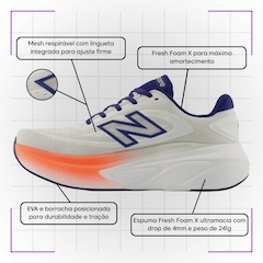 Kit Tênis New Balance More V6 e Meia - Masculino - Foto 5