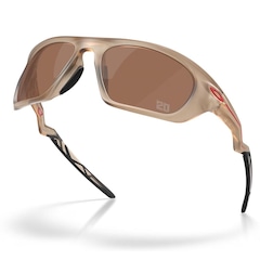 Óculos de Sol Oakley Lateralis Matte Sepia Prizm Tungsten - Foto 4