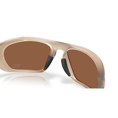 Óculos de Sol Oakley Lateralis Matte Sepia Prizm Tungsten - Foto 6