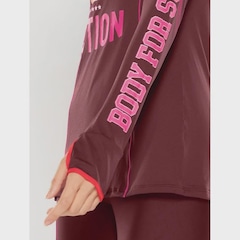 Camiseta Bodyforsure Manga Longa Olympia - Feminina - Foto 5